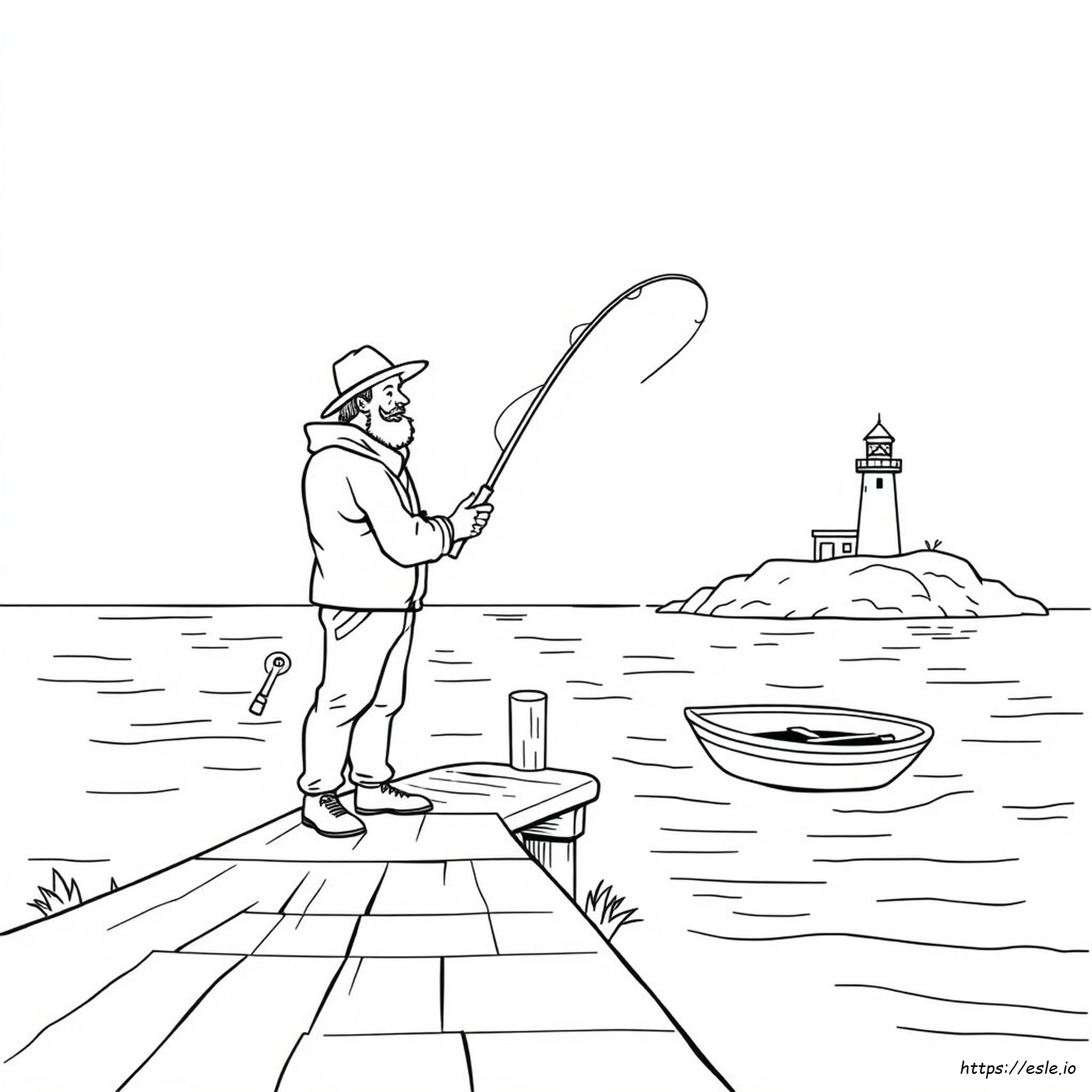 Fishers Of Men Free Coloring Page