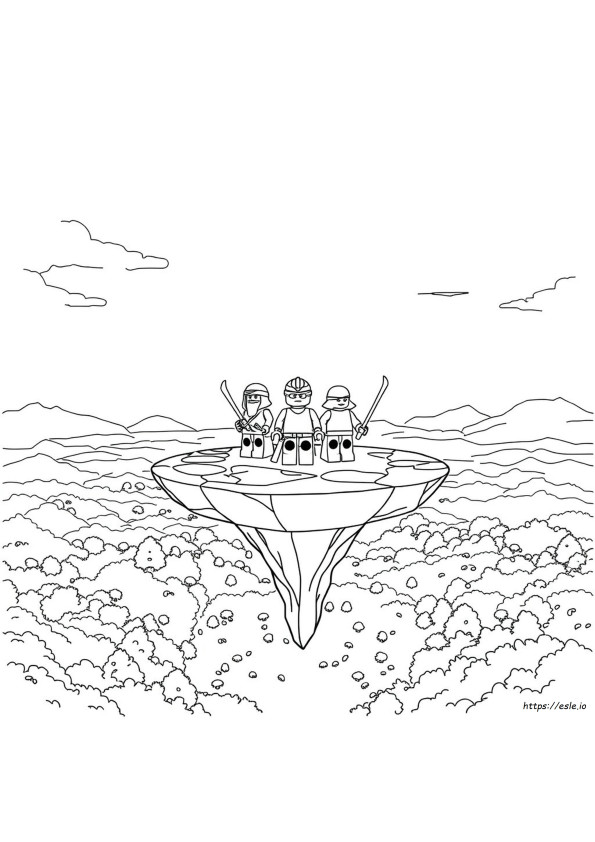Ninjago Skybound Coloring Pages