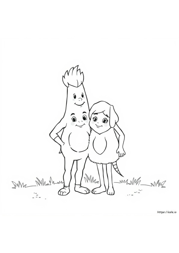 Eddie Broc Kvemoln Half And Half Coloring Page