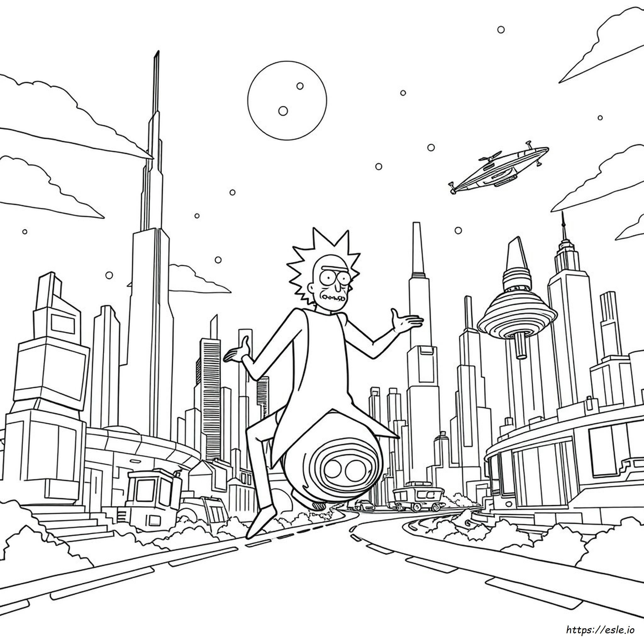 Rick And Morty Coloring Pictures