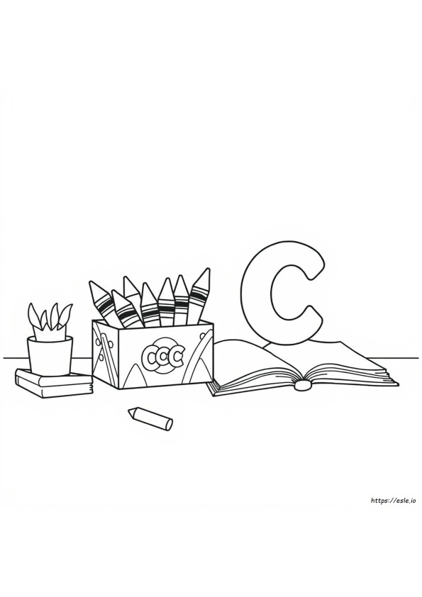 Coloriage Lettre C À Imprimer