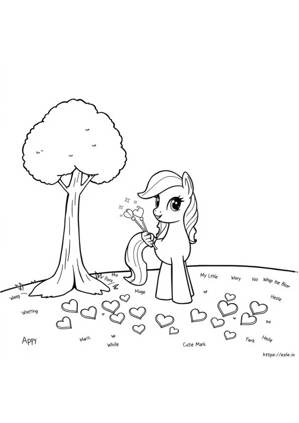 My Little Pony Coloring Book With Stickers