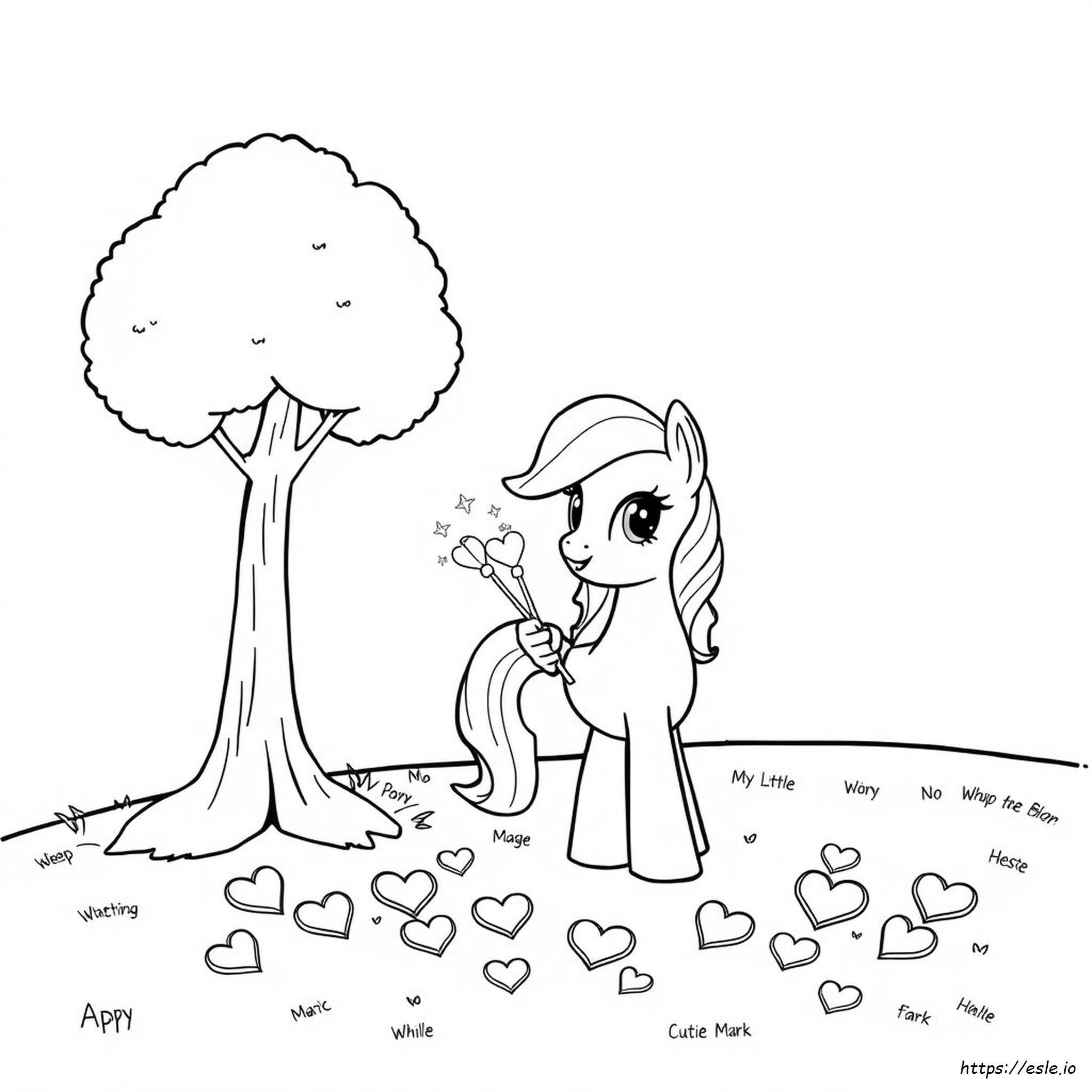 My Little Pony Coloring Book With Stickers