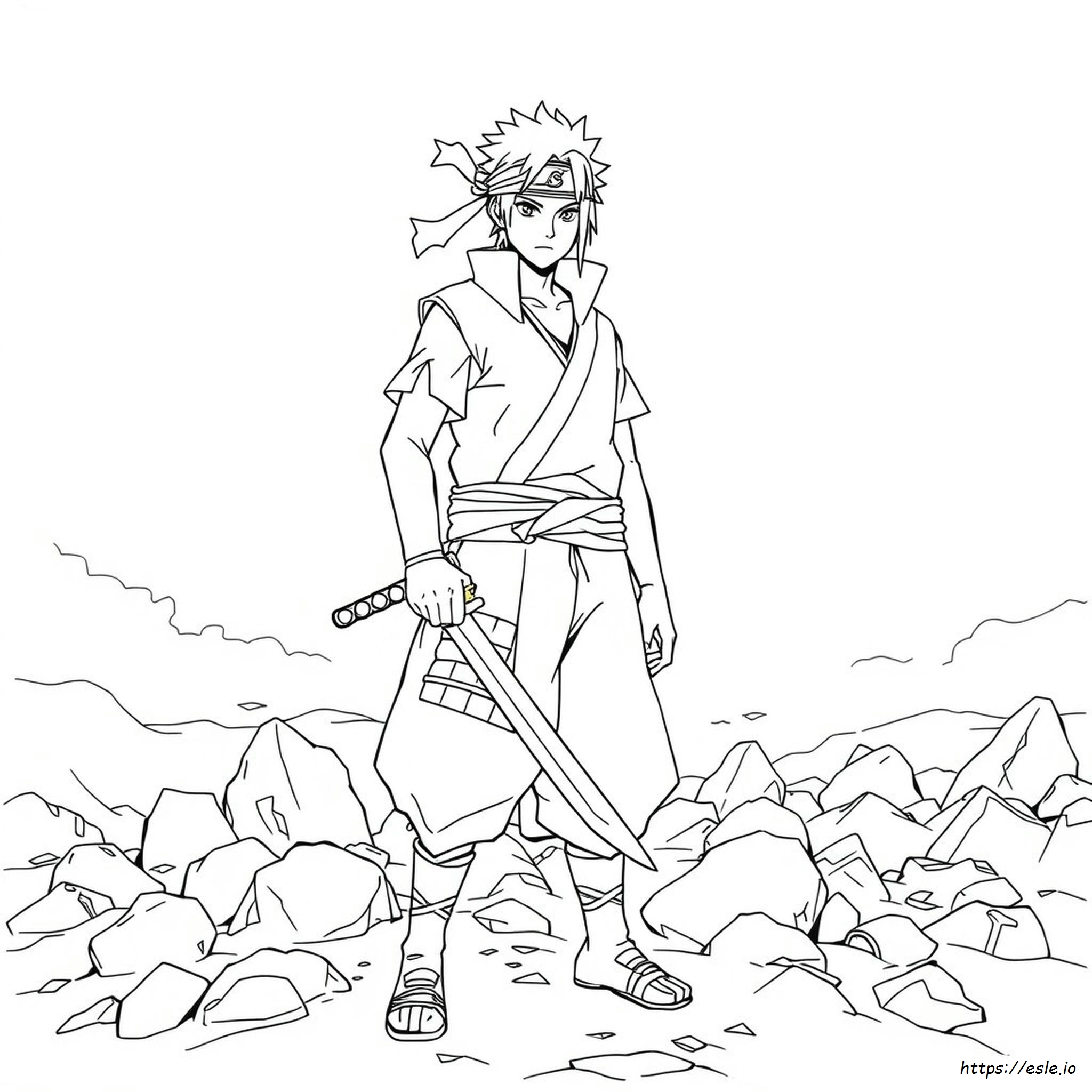 Sasuke Uchiha Da Colorare