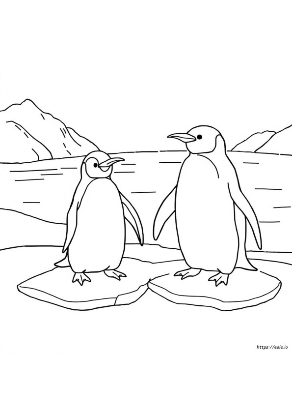 Penguin For Colouring