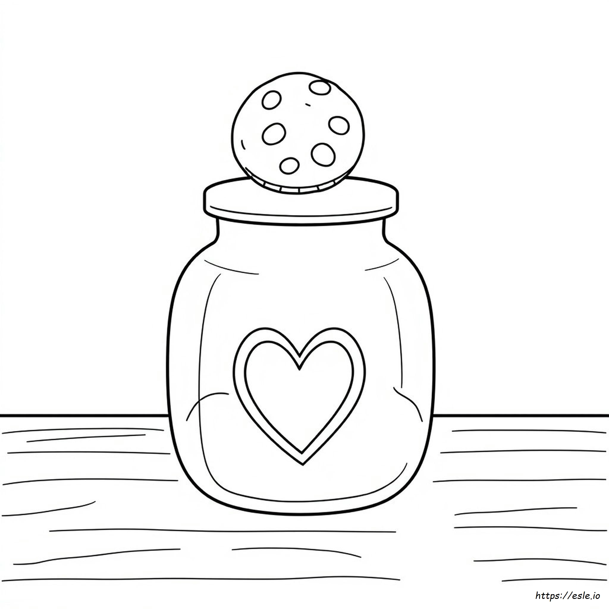 Coloriage Pot À Biscuits