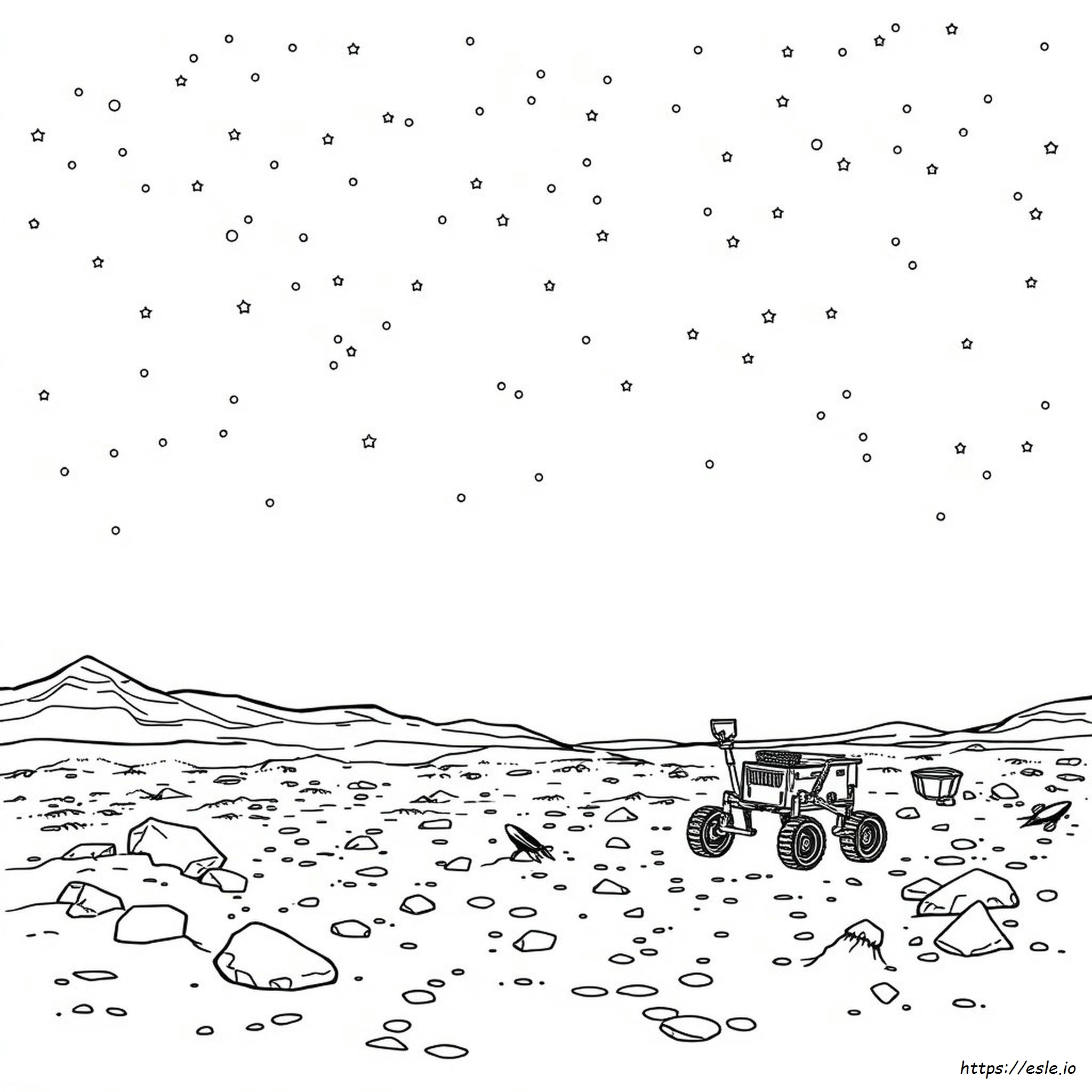 Mars Ausmalbilder