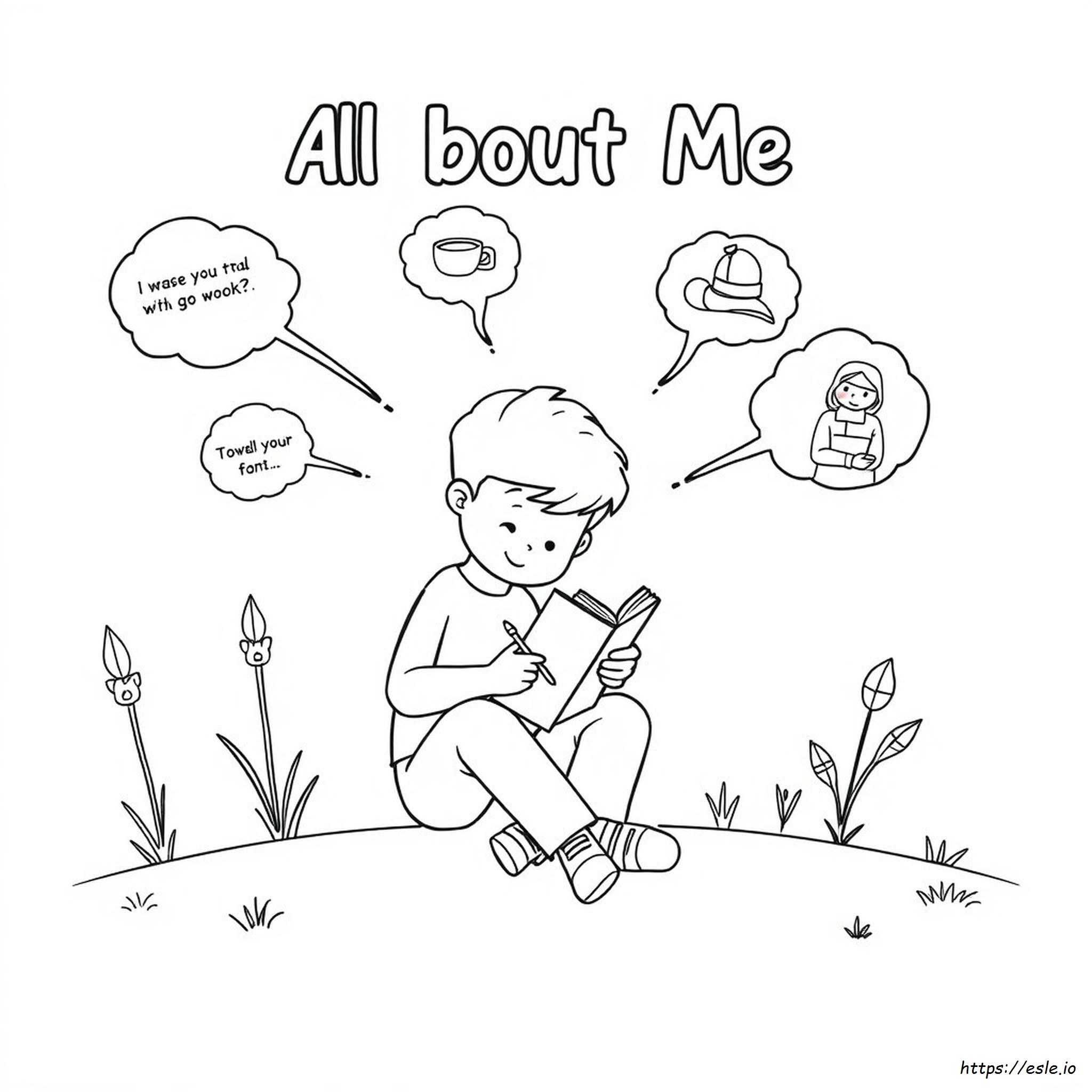 All About Me Coloring Worksheet all-about-me-coloring-worksheet