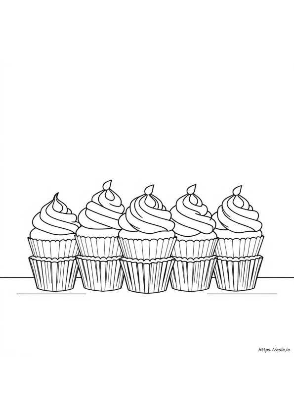 Disegni Da Colorare Di Cupcakes