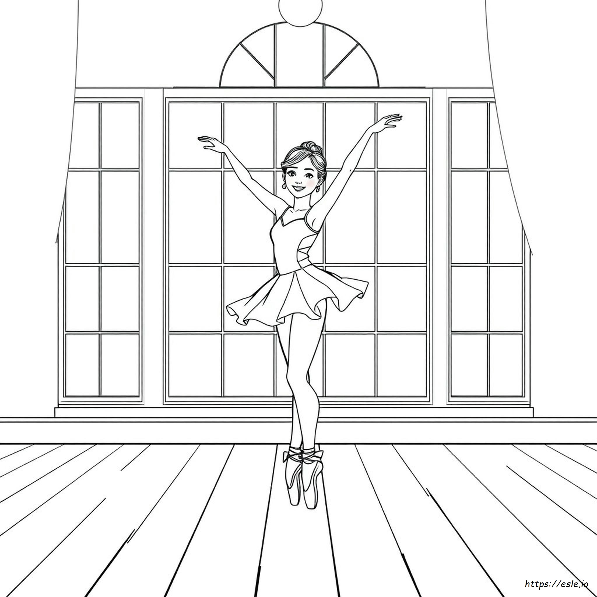 Dibujos De Niña Bailarina Para Colorear