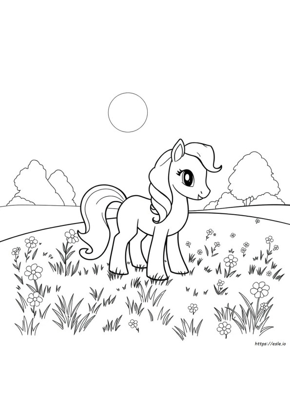 Meu Pequeno Pônei Para Colorir
