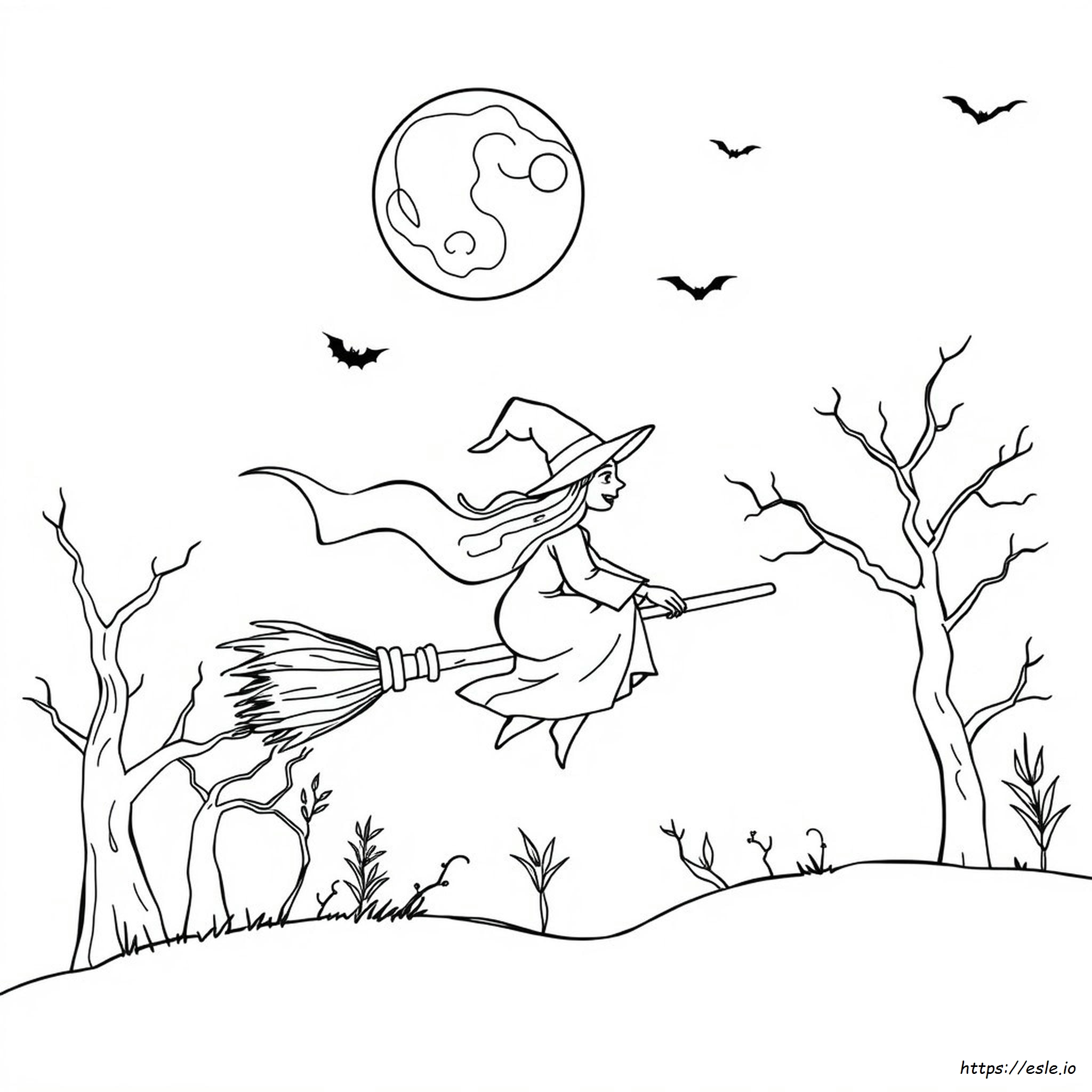 Room On The Broom Coloring Pages