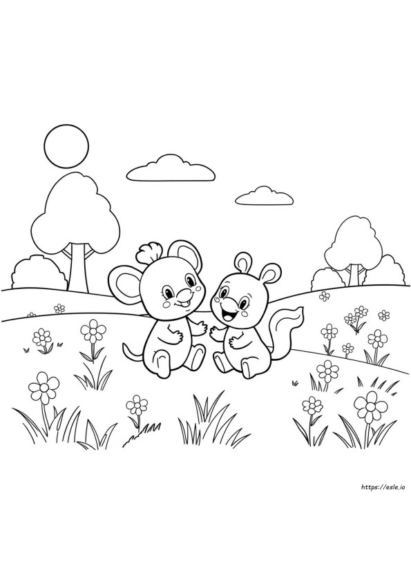 Waybuloo Para Colorear
