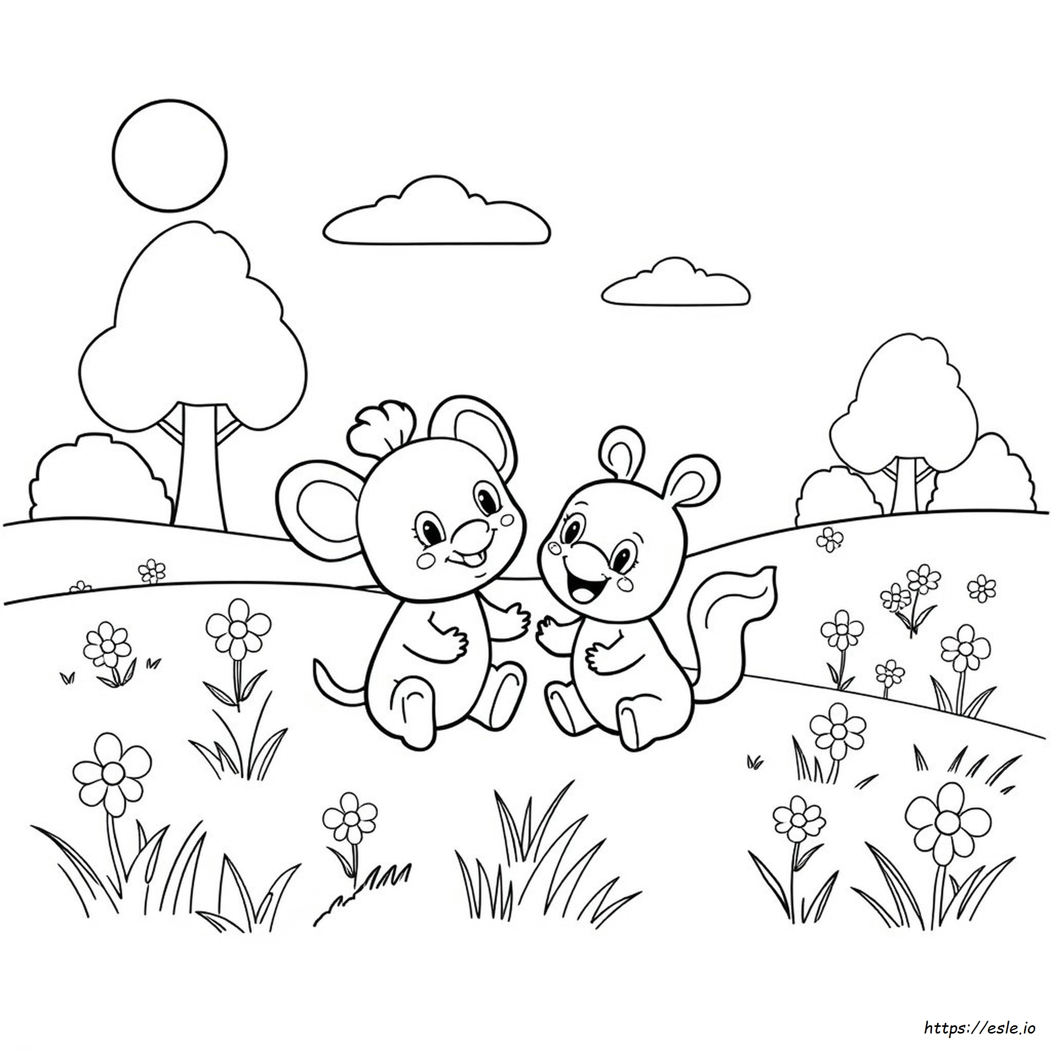 Waybuloo Para Colorear