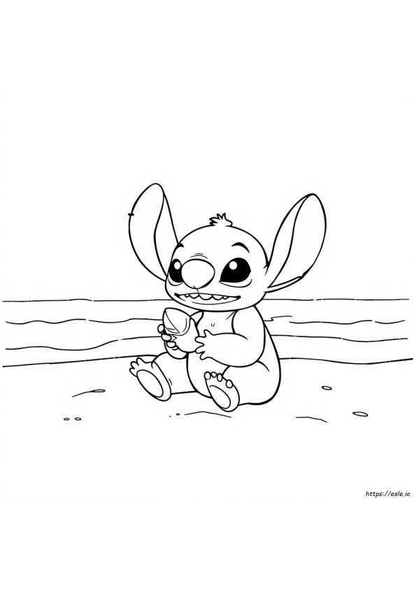 Coloring Of Stitch