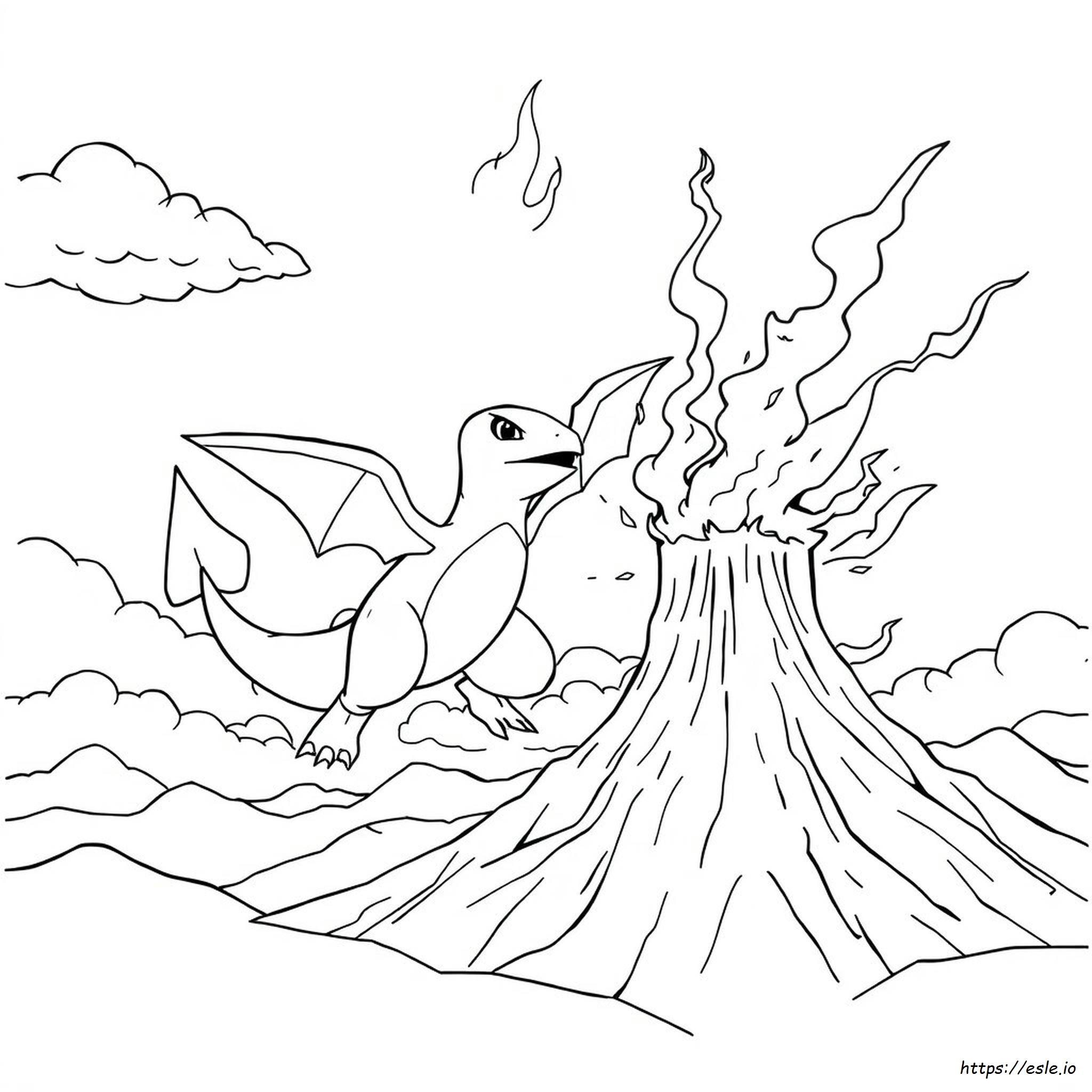 Pokemon Coloring Pages Mega Charizard X And Y