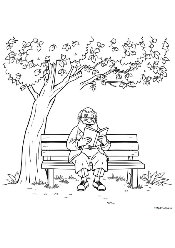 Grandfather Coloring