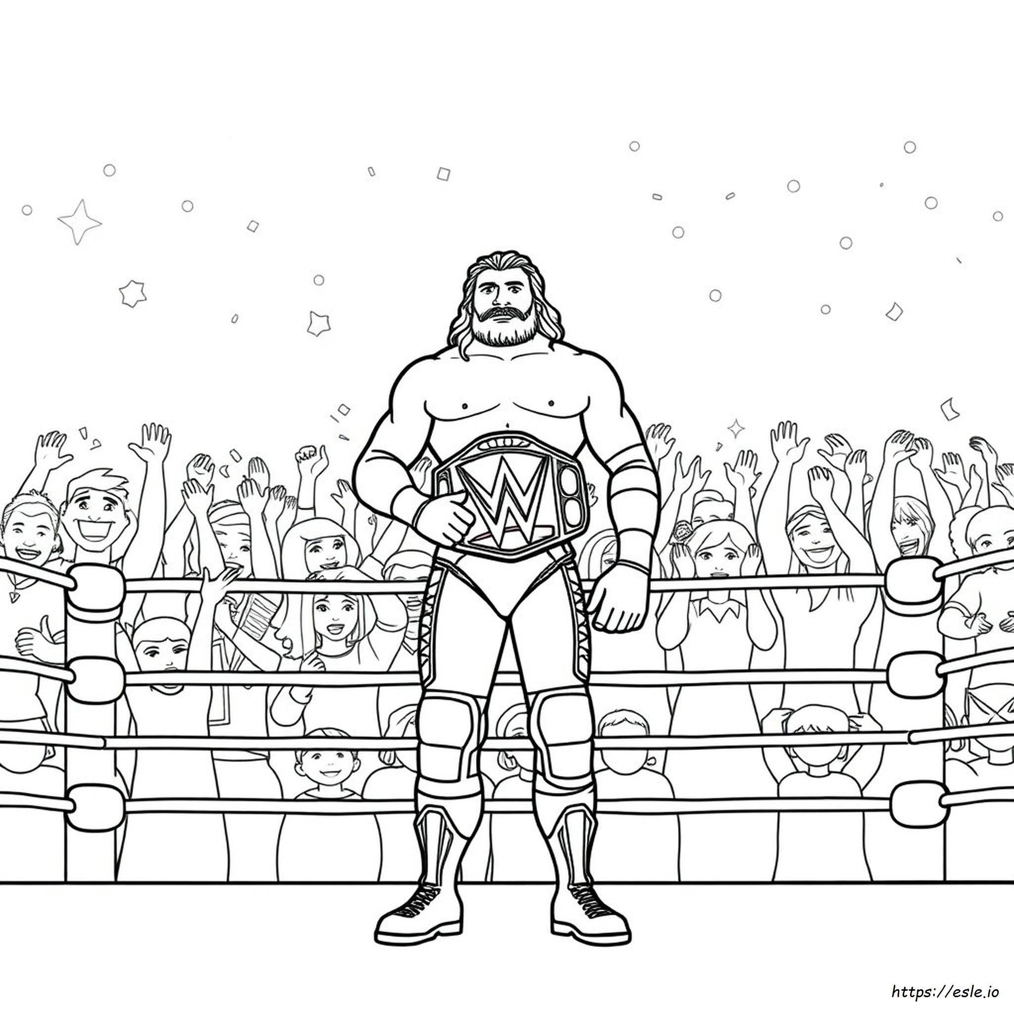 Seth Rollins Coloring Pages
