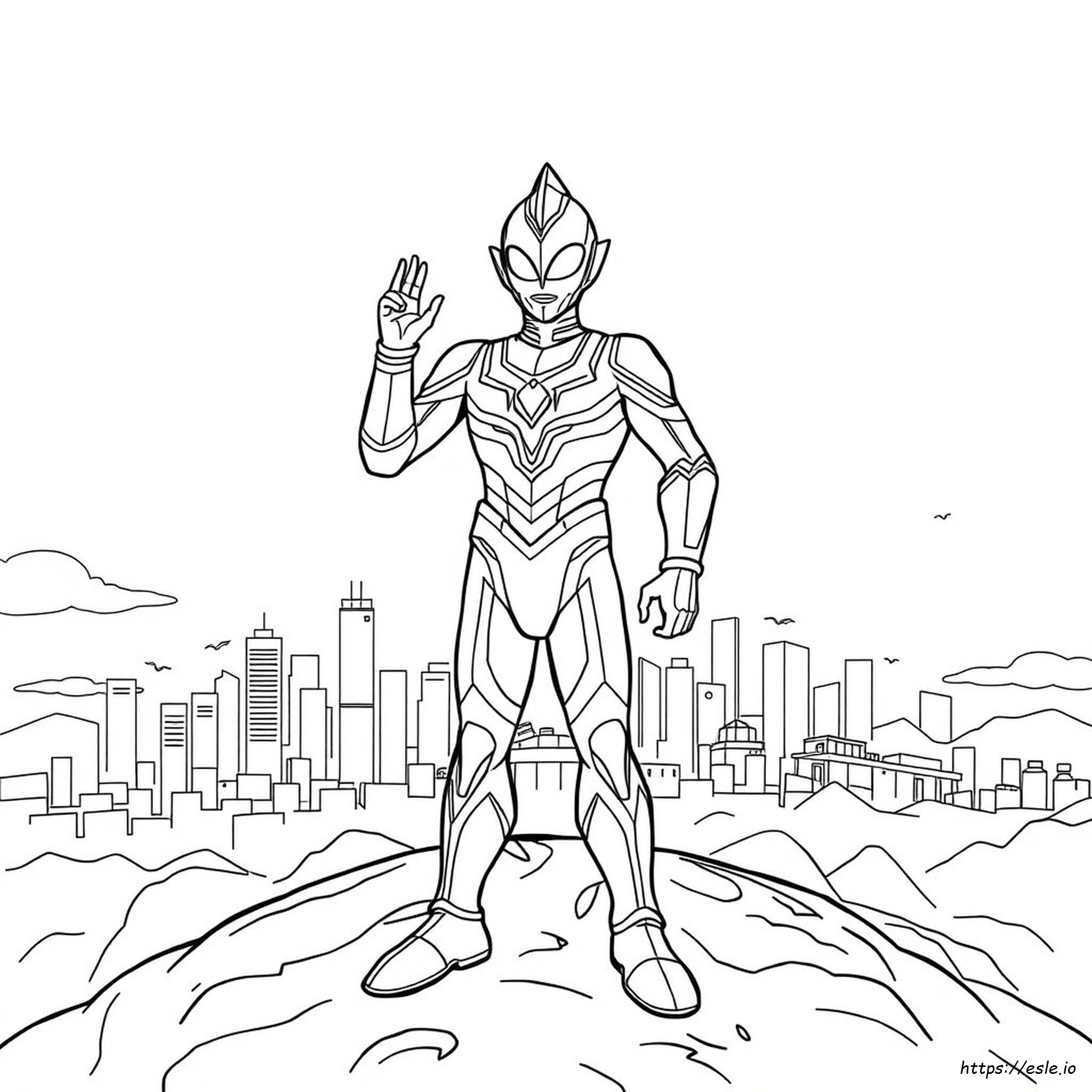 Ultraman Z Színező Oldalak