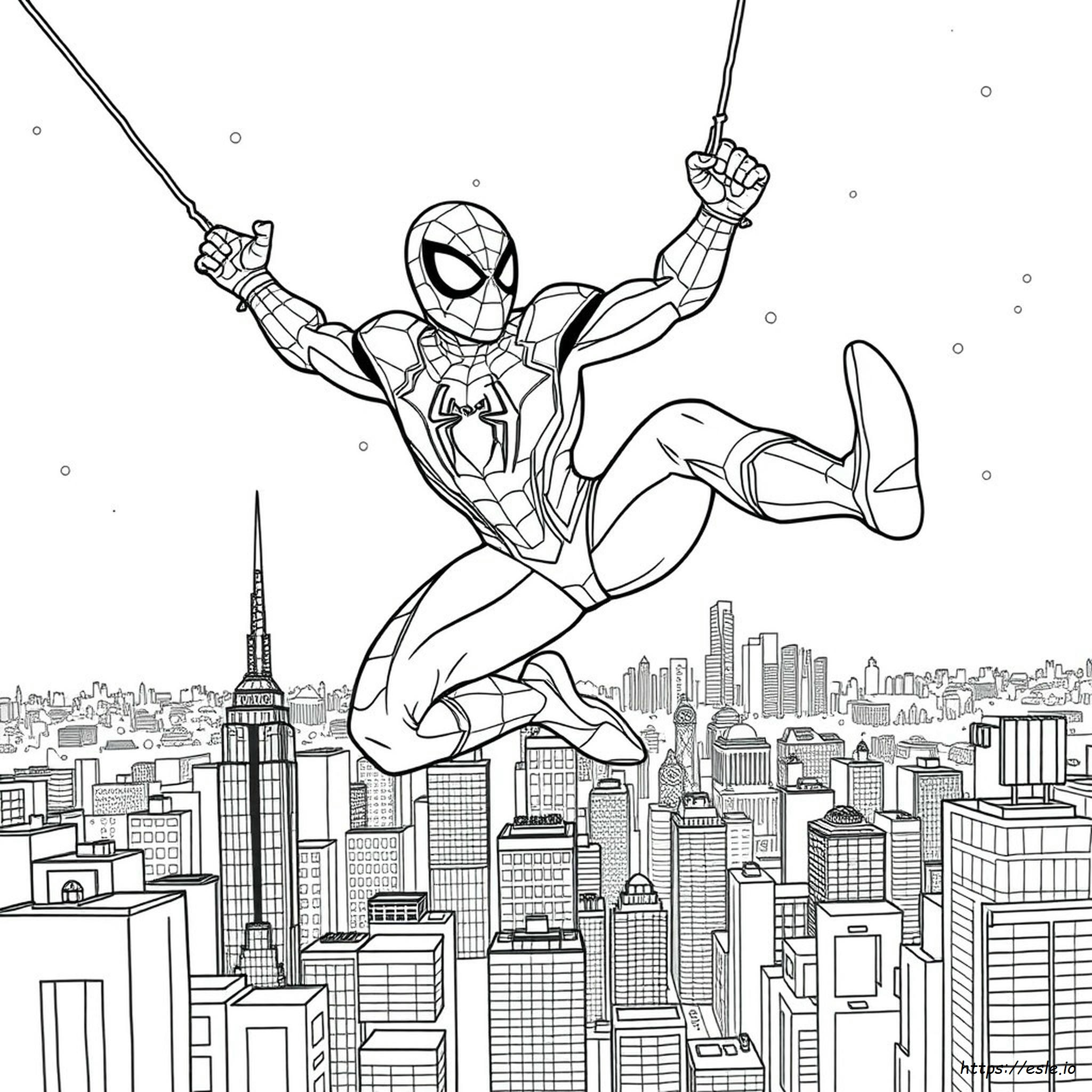 iron spiderman colouring pages – Image 9