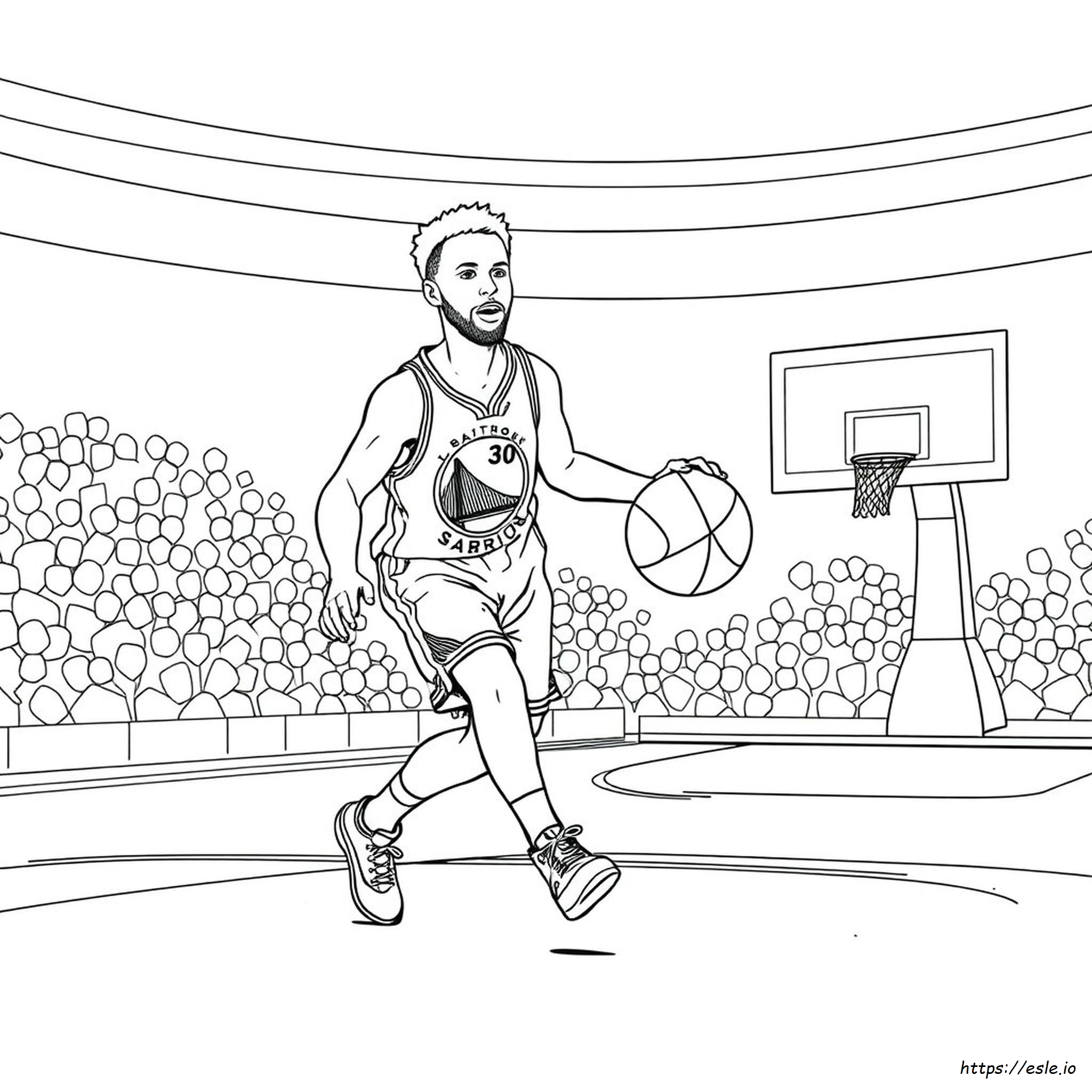 Stephen Curry Coloring Pages