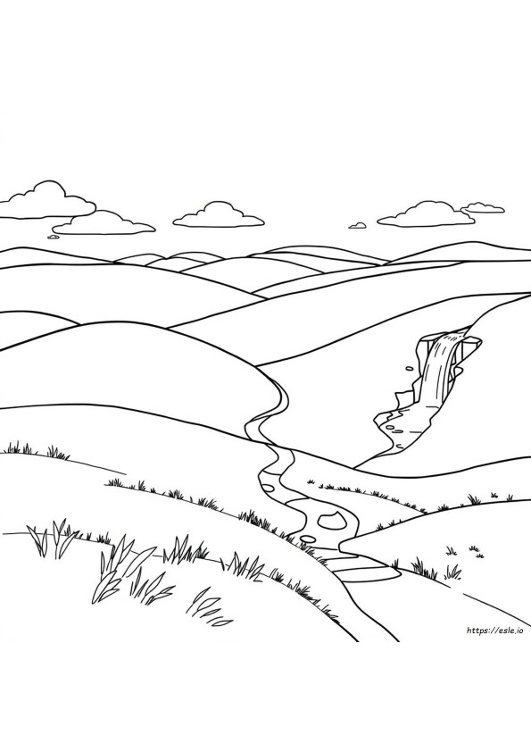 Adult Coloring Pages Landscape