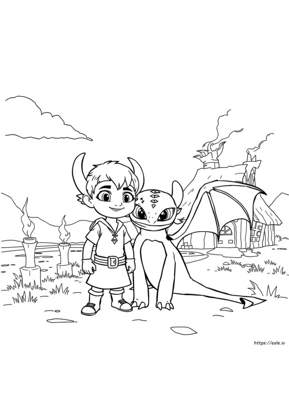 Hiccup Da Colorare