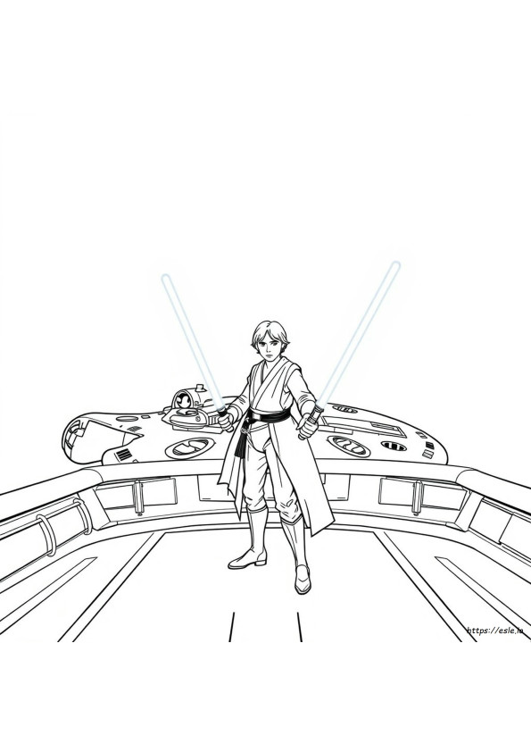 Luke Skywalker Ausmalbilder