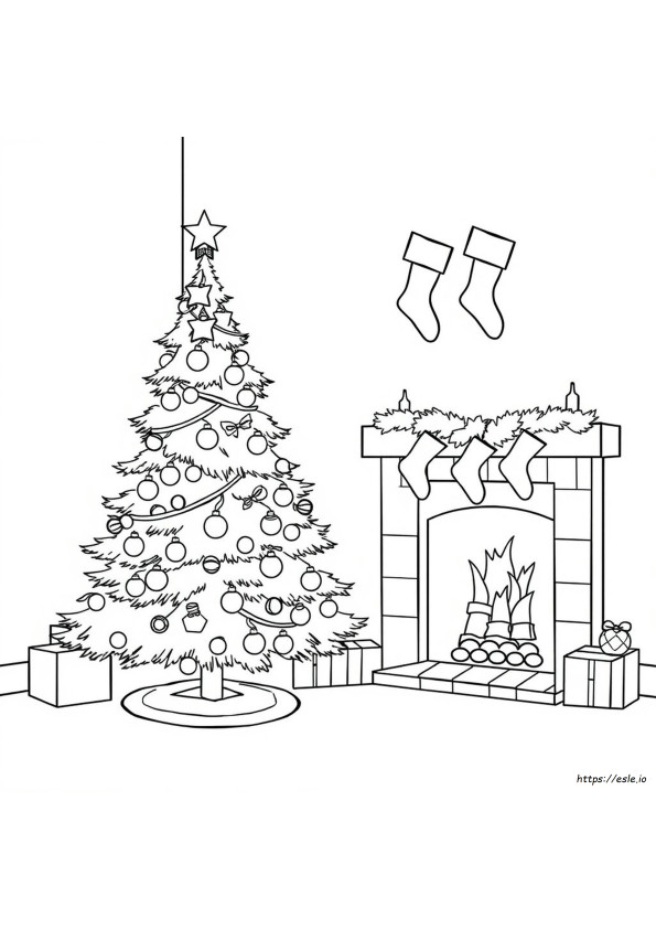 Kerst Kleurplaat