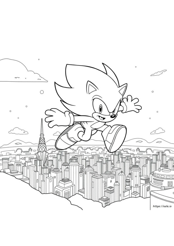 Silver The Hedgehog: Disegni Da Colorare E Stampare