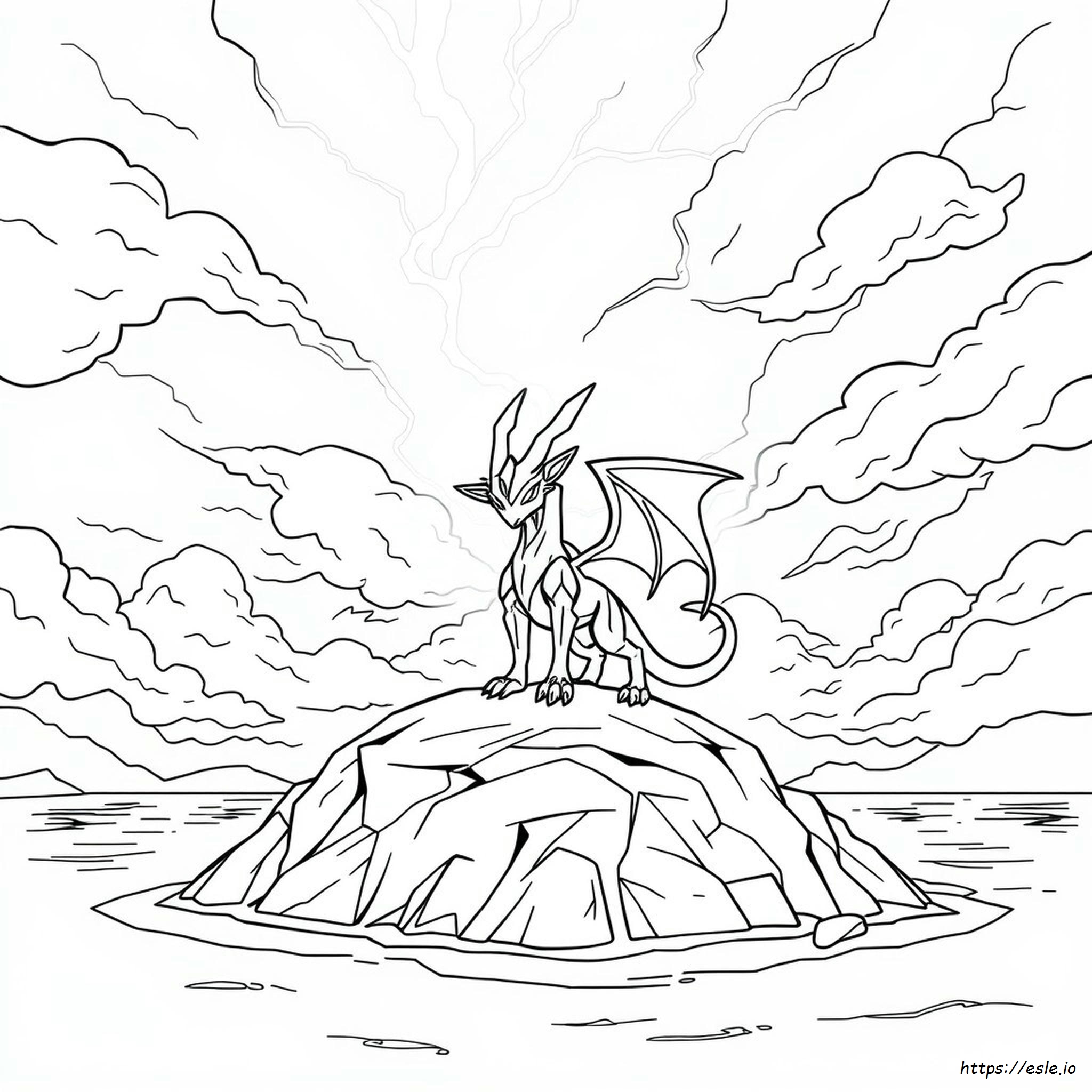 Zekrom Para Colorear