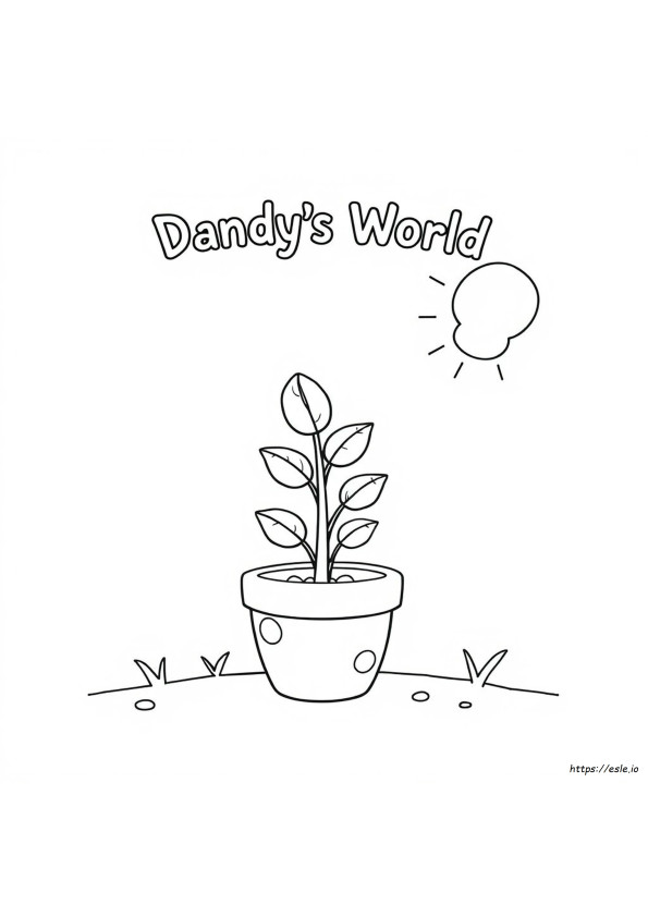 Sprout Coloring Page Dandys World