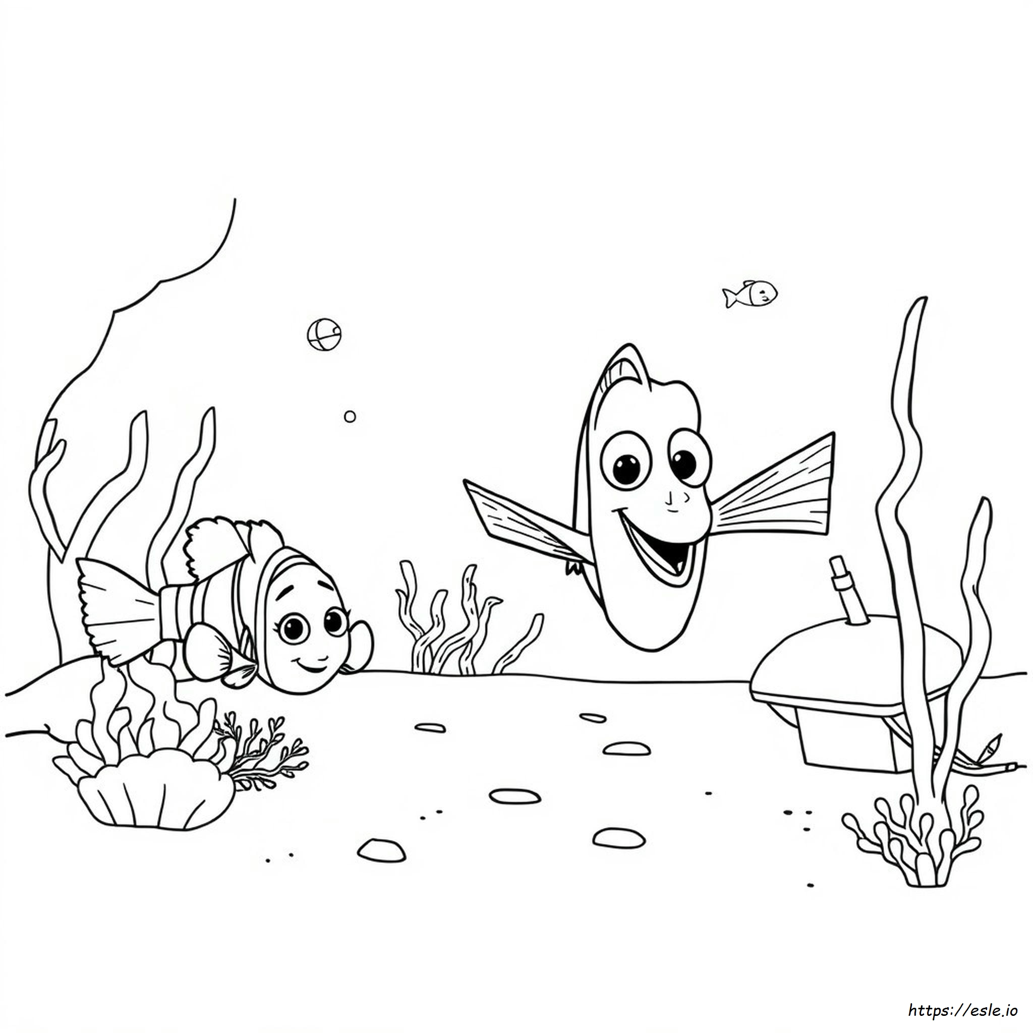 Disney Finding Dory Coloring Pages