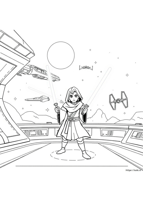 Star Wars Cartoon Coloring Pages