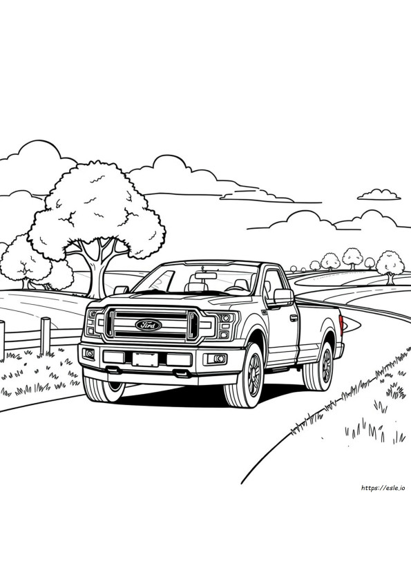 Ford Pickup Coloring Pages