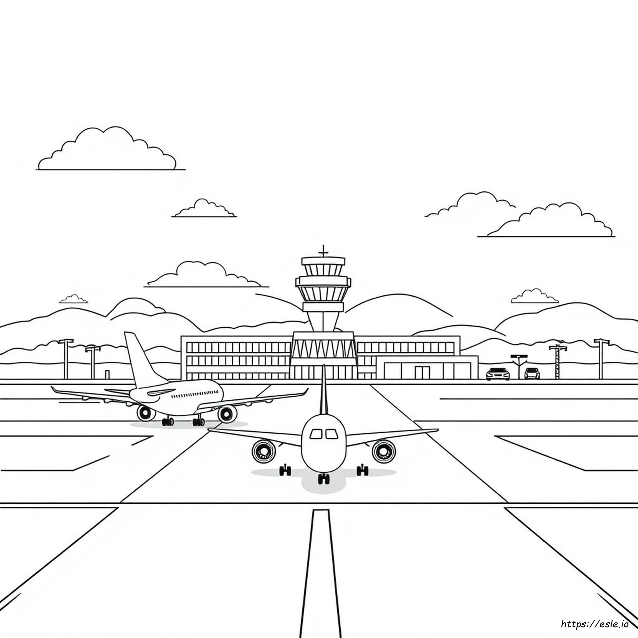 Airport Coloring