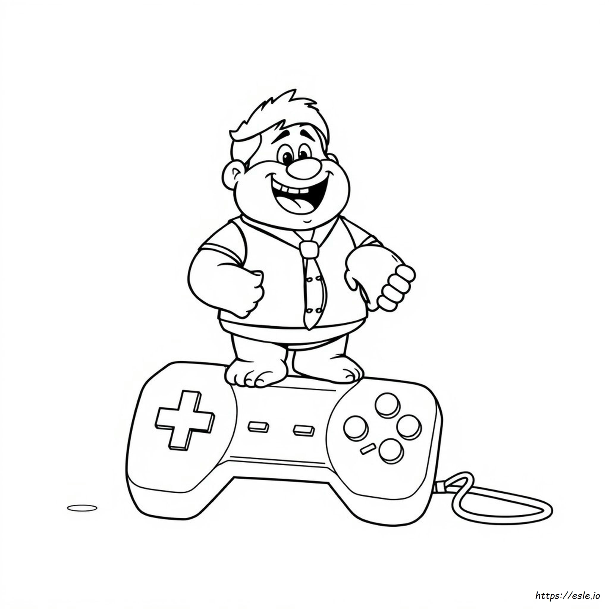 Wreck It Ralph Gambar Mewarnai Dapat Dicetak