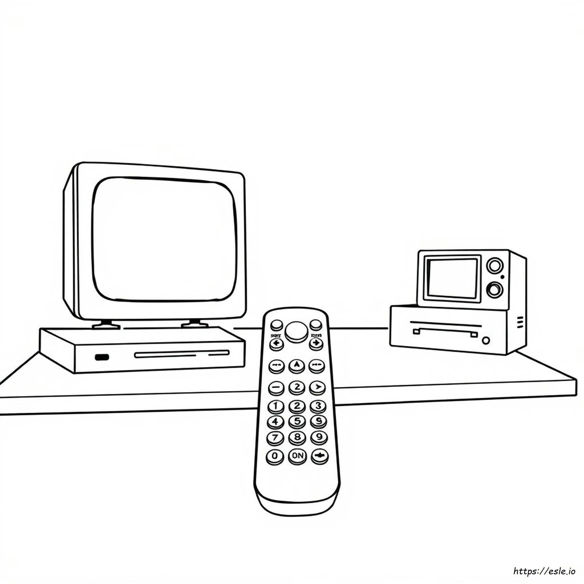 Coloriage Télécommande