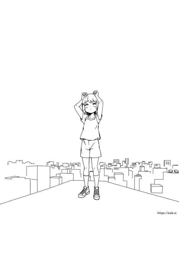 Uraraka Kleurplaten