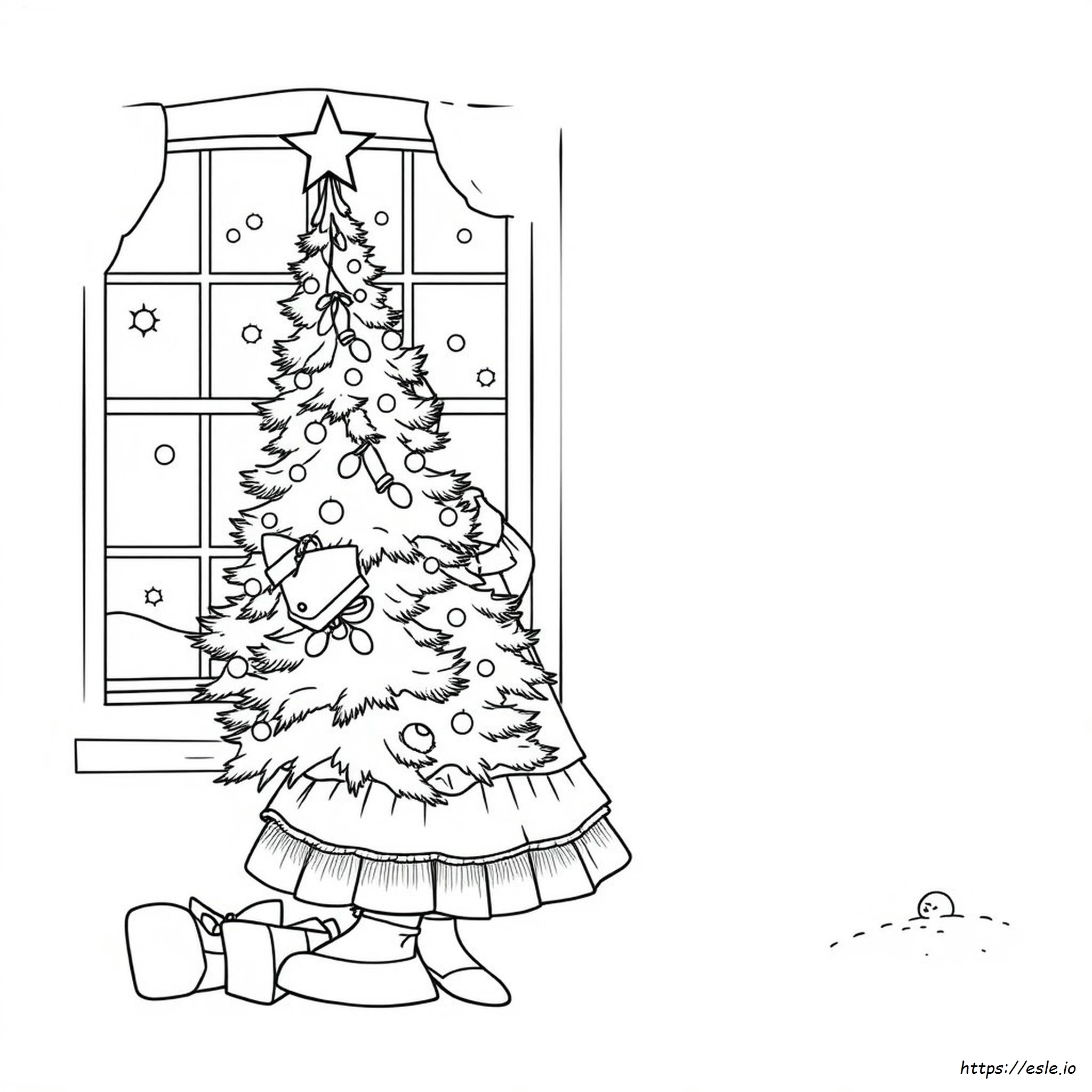 Victorian Christmas Coloring Pages Printable
