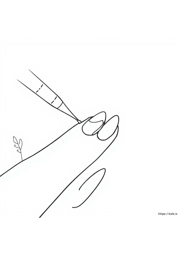 How To Color Nail Tips
