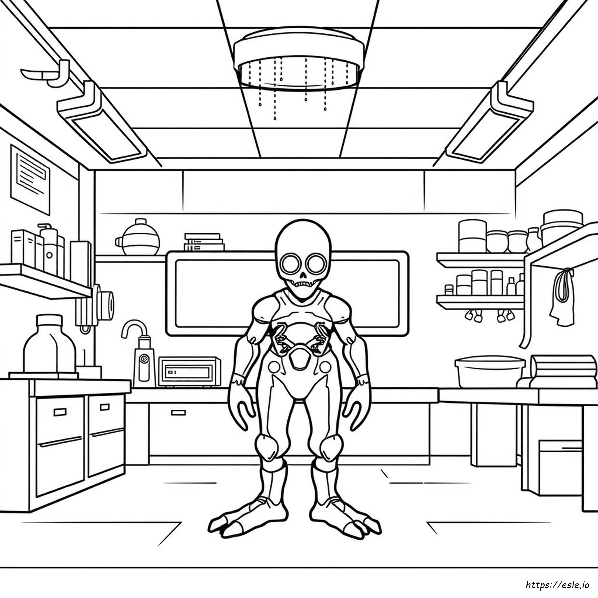 Scp 173 Coloring Page