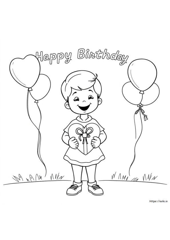 Happy Birthday Mom Coloring Page Pdf