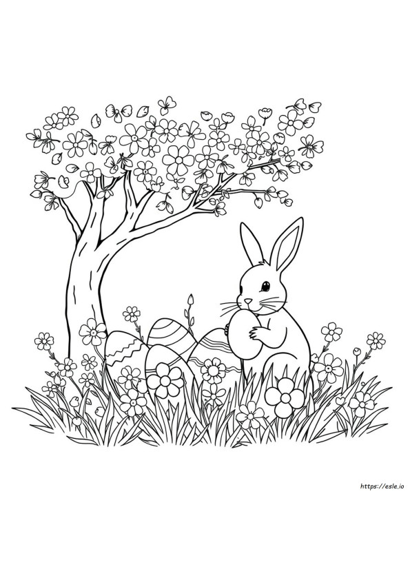 Uovo Di Pasqua Da Colorare, Disegni Stampabili Gratuiti