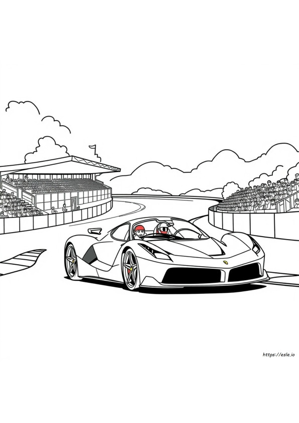 Laferrari Coloring Page
