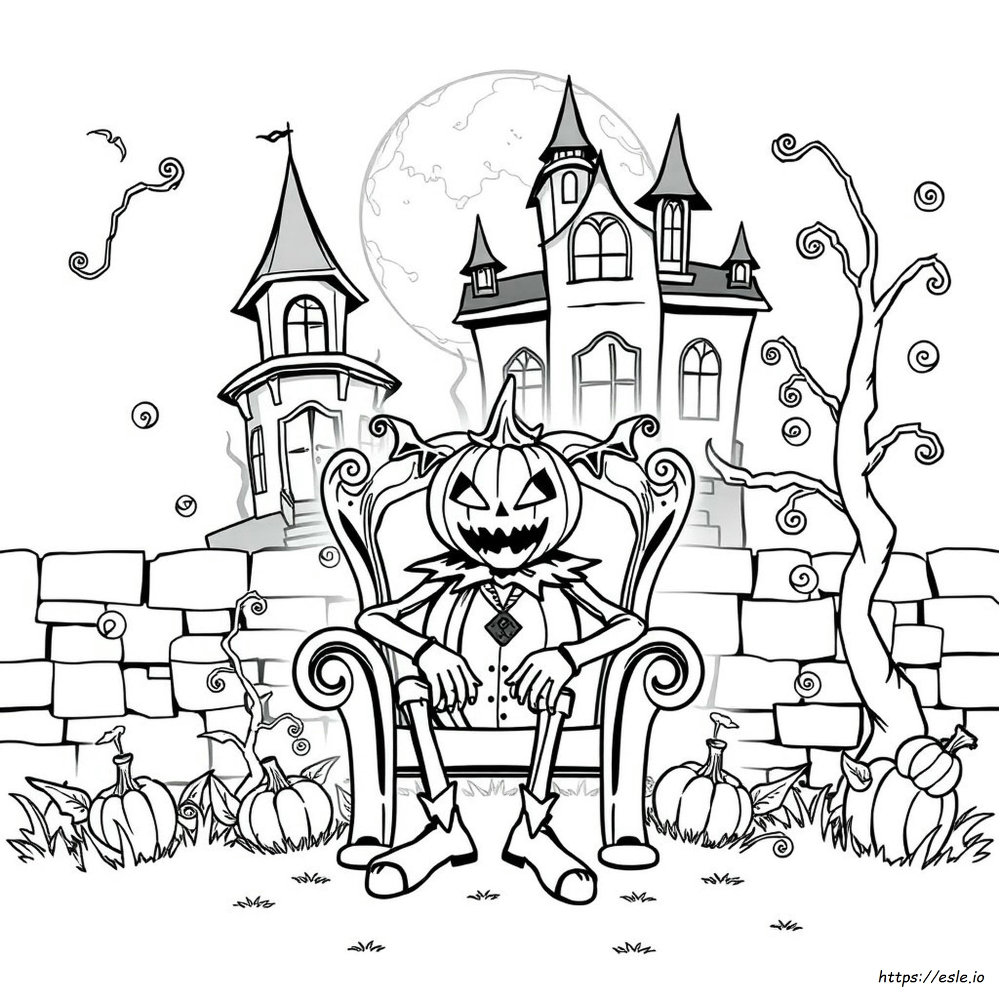 Pumpkin King Coloring Pages