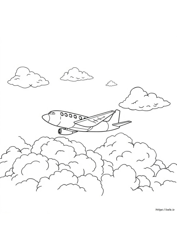Aeroplane Colouring Pictures
