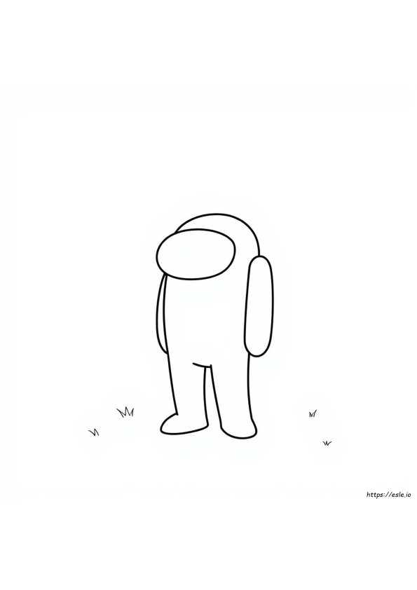 Among Us Huggy Wuggy Coloring Pages