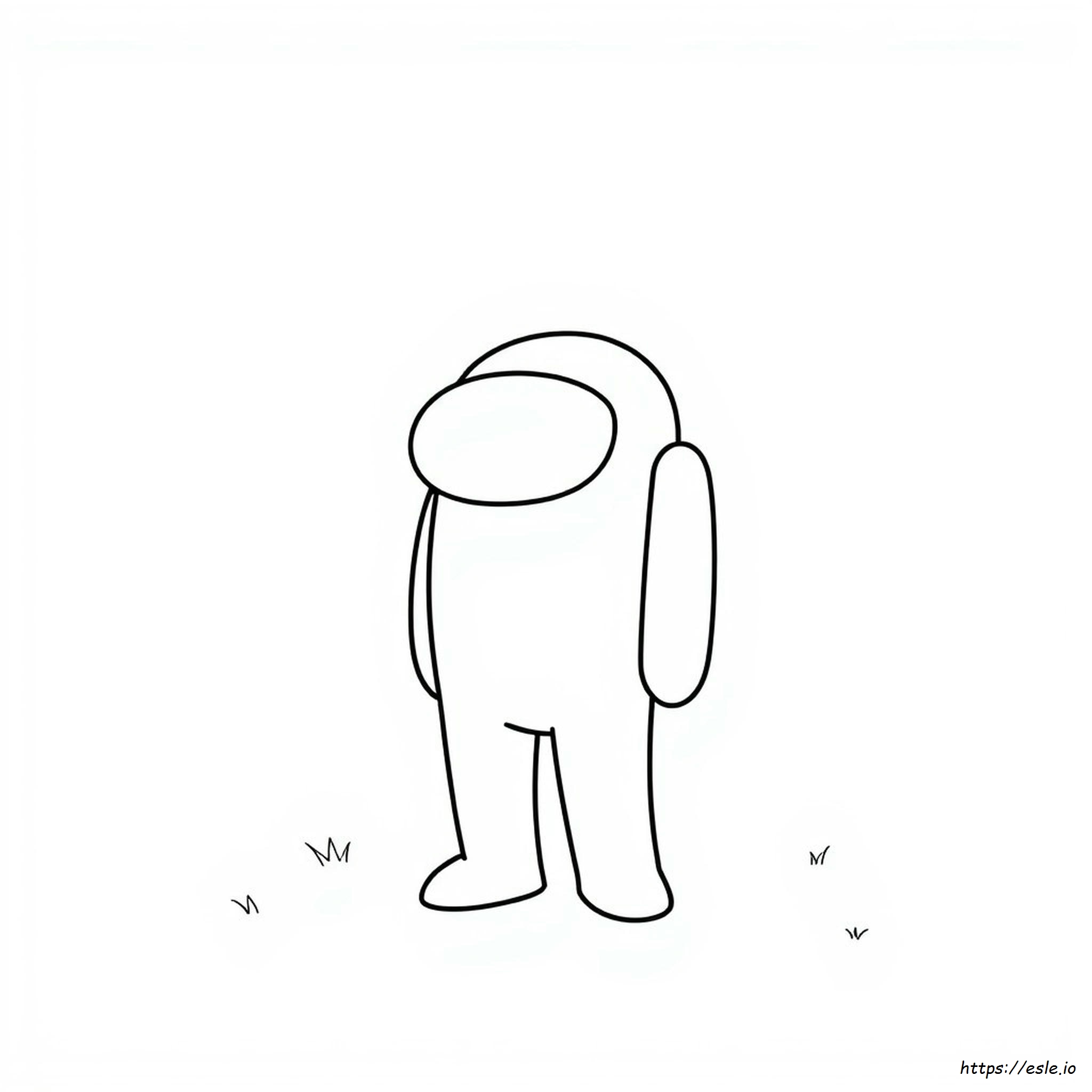 Among Us Huggy Wuggy Coloring Pages