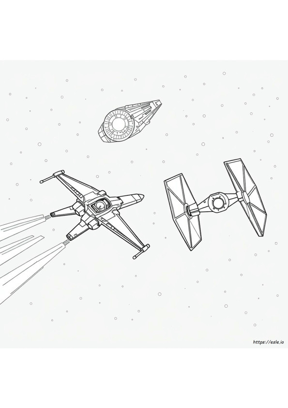 Free Printable Star Wars Ships Coloring Pages